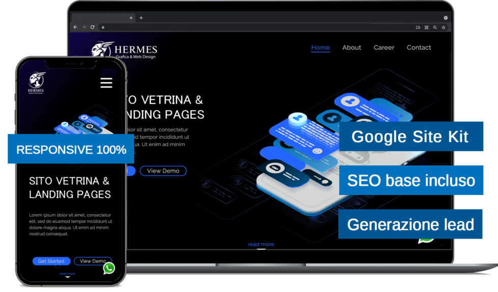 creazione siti web vetrina SEO GOOGLE a Modena